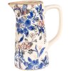Clayre & Eef 6CE1923M Декоративный кувшин с цветочным узором 16x11x20 см