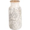 Ваза Clayre & Eef 6CE1927L Ø 15x32 см Біла