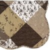 Clayre & Eef Q205.060 Покривало 180x250 см 1x Наволочка 50x70 см Коричневий