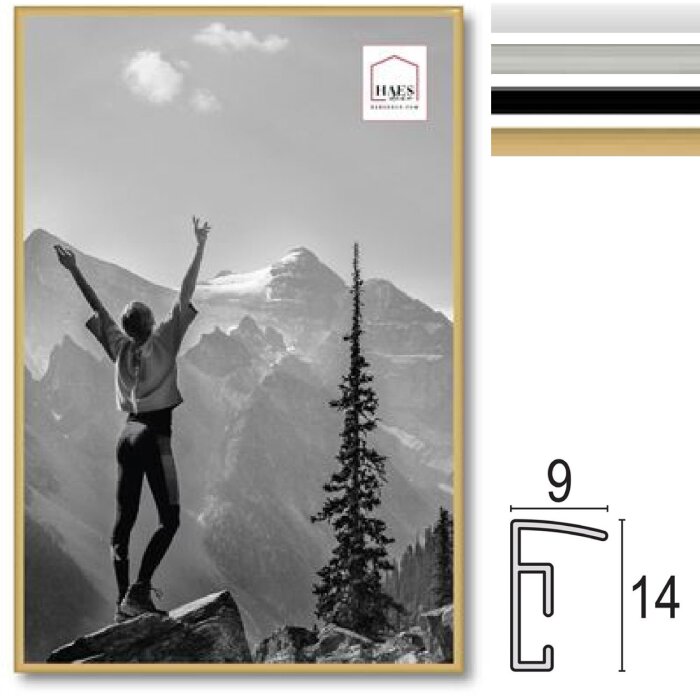 Пластикова фоторамка Haes Deco Easy Frame 10x15 см до 60x80 см з акрилового скла