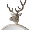 Дзеркало Clayre & Eef 52S320 Голова оленя кругле 48x10x67 см