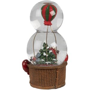 Clayre & Eef 65768 Снігова куля Дід Мороз повітряна...