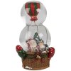 Clayre & Eef 65768 Снежный шар Дед Мороз воздушный шар с музыкой 21 см