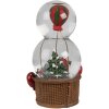 Clayre & Eef 65768 Снежный шар Дед Мороз воздушный шар с музыкой 21 см