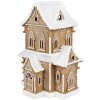 Світлодіодний декоративний будиночок-пряник Clayre & Eef 6PR3906GG 28x21x37 см