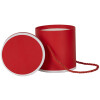 Подарункова коробка Clayre & Eef 66009R Кругла червона Ø 12x12 см Картонна коробка з ручкою для перенесення