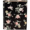 Clayre & Eef 66013Z Шкатулка книжкова форма Квіти чорна 17x14x5 см