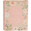 Clayre & Eef 66018 Шкатулка книжкова форма Рожеві квіти 17x14x5 см