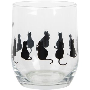 Clayre & Eef PWSGL0003 Склянка для пиття мотив кота...
