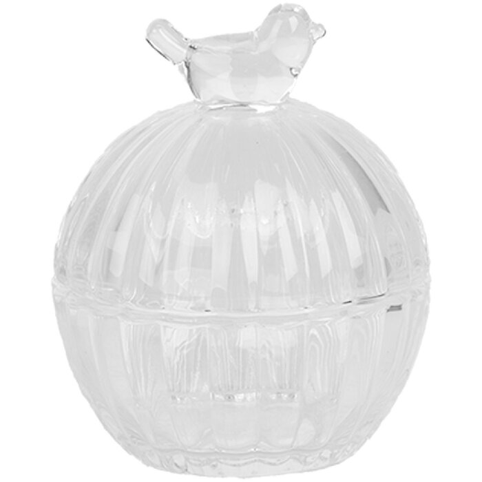 Clayre & Eef 6GL4998 Банка для зберігання з кришкою Ø 8x10 см
