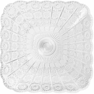 Clayre & Eef 6GL5015 Миска на ніжці Прозоре скло 29x29x18 см