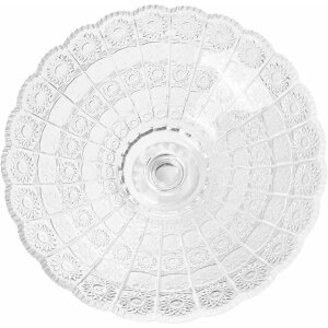 Clayre & Eef 6GL5016 Миска на ніжці Прозора Ø 32x21 см Скло