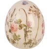 Clayre & Eef 6CE1918L Декоративное яйцо бежево-розовое Ø 14x16 см керамика стиль кантри