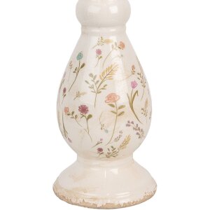 Clayre & Eef 6CE1945L Подсвечник бежево-розовый...