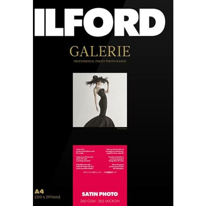 Фотопапір Ilford Gallery Satin Photo Paper 260g A4 100 аркушів