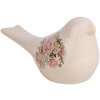 Clayre & Eef 6CE1951L Украшение Птица Бежевая роза Украшение 25x10x13 см