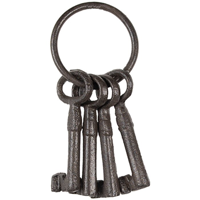 Clayre & Eef 6Y5643 Брелок для ключів коричневий 6x3x13 см