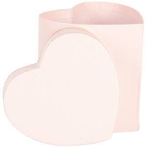 Подарункова коробка Clayre & Eef 66024P Серце рожеве 10x10x10 см