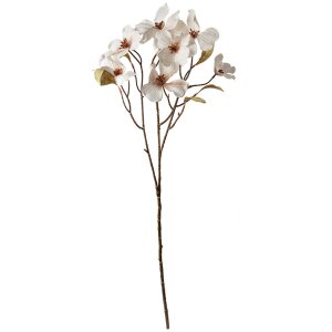 Clayre & Eef 5PL0113W Квітка штучна біла 12x8x72 см