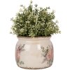 Clayre & Eef 6CE1978M Декор цветочного горшка цветочный мотив Ø 16x13 см