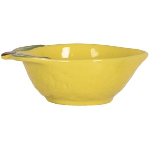 Clayre & Eef 6CEBO0084S Лимонна миска жовта 12x9x4 см...