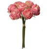 Clayre & Eef 6PL0336P Букет искусственных цветов 7 роз розовый 16x14x34 см