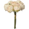 Clayre & Eef 6PL0336W Букет искусственных цветов 7 роз белый 16x14x34 см