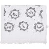 Рушник для гостей Clayre & Eef CTLGC-2 White Black Cotton 40x66 см