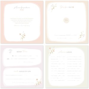 Фотоальбом для причастия Goldbuch Blütenzauber rosé 25x25 см 58 страниц