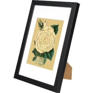 Рамка для фото Goldbuch Rustiq чорна 20x30 см з паспарту 15x20 см
