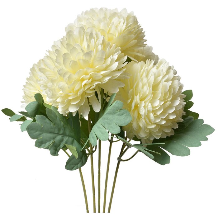 Clayre & Eef 6PL0362W Декоративная ветка Цветы белые 22x14x43 см
