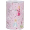 Скарбничка для грошей Clayre & Eef 6BL0159 Princess рожева Ø10x15 см