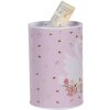 Скарбничка Clayre & Eef 6BL0165 Рожево-біла Ø 10x15 см Романтичний мотив лебедя