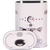 Clayre & Eef 6BL0188 Жестянка для хранения в стиле кантри серая 14x8x19 см