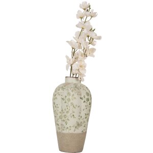 Ваза Clayre & Eef 6CE1936S Зелена Ø 17x29 см Керамічний кантрі-стиль