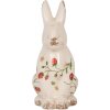 Clayre & Eef 6CE1960L Декоративний кролик бежево-червоний 16x12x28 см