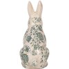 Clayre & Eef 6CE1955L Декоративний кролик керамічний бежево-зелений 16x12x28 см