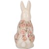 Clayre & Eef 6CE1956L Декоративний кролик бежево-рожевий 16x12x28 см