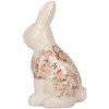 Clayre & Eef 6CE1956L Декоративний кролик бежево-рожевий 16x12x28 см
