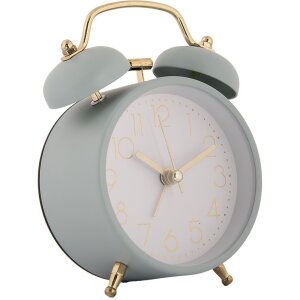 Clayre & Eef 6AC0034BL Будильник Синее золото 10x6x12...