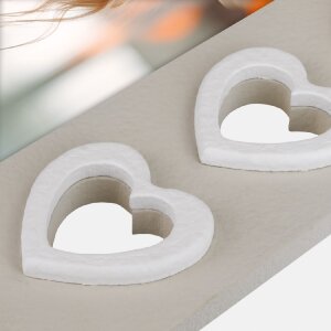 ZEP Деревяна фоторамка Merida Grey White Heart Design 10x15 см 13x18 см