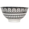Керамічна миска Clayre & Eef 6CEBO0074 White Black Ø 9x5 см 125 мл