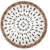 Clayre & Eef 6CEBO0167 Миска бело-коричневая Ø 16x5 см 350 мл Богемская керамика