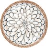 Тарілка для сніданку Clayre & Eef 6CEDP0169 Біло-коричнева керамічна Ø 21x3 см