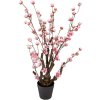 Clayre & Eef 6PL0372 Декоративное дерево розовое 18x18x70 см пластик
