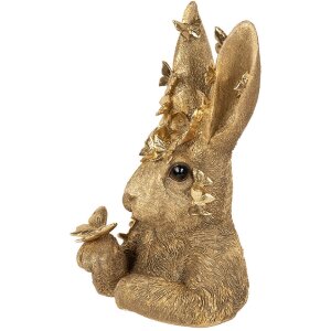 Clayre & Eef 6PR5105 Декоративний кролик золотий,...