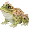Clayre & Eef 6PR5109 Декоративна жаба зелена помаранчева 24x21x19 см Стиль кантрі