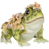Clayre & Eef 6PR5109 Декоративна жаба зелена помаранчева 24x21x19 см Стиль кантрі