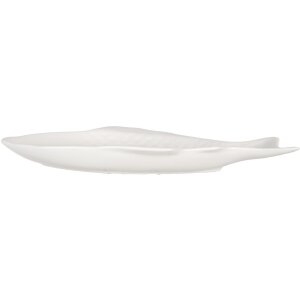 Clayre & Eef 6CEBO0199L Миска рибна біла 48x26x5 см...