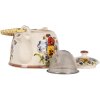 Чайник керамічний Clayre & Eef 6CETE0172 White Blue 800 мл Retro Vintage